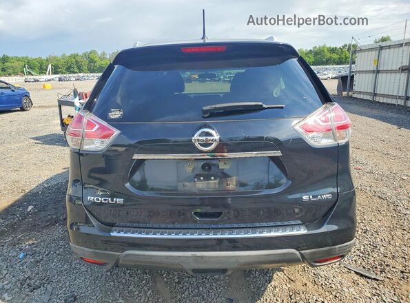 KNMAT2MV0GP718811 2016 NISSAN ROGUE Black Vista trasera