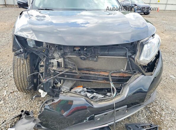 KNMAT2MV0GP718811 2016 NISSAN ROGUE Black Vista del compartimento del motor