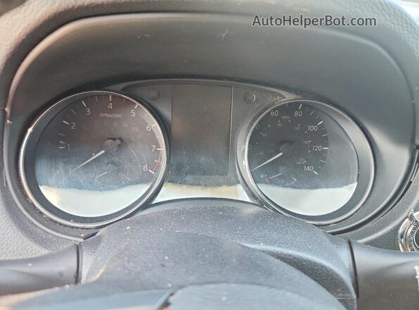 KNMAT2MV0HP502412 2017 NISSAN ROGUE White Widok zestawu wskaźników