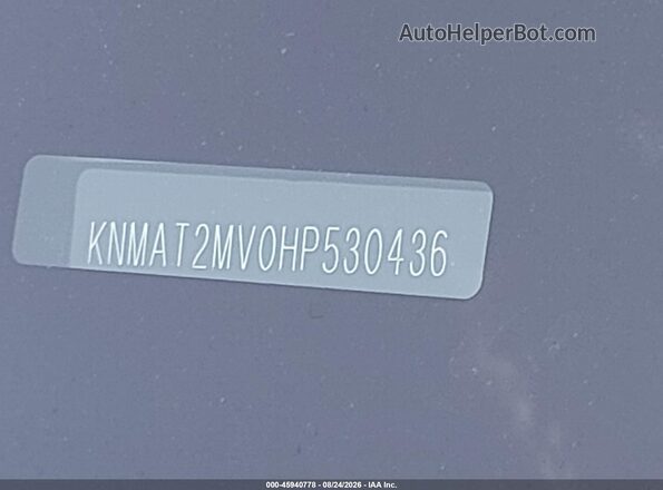 KNMAT2MV0HP530436 2017 NISSAN ROGUE Gray 