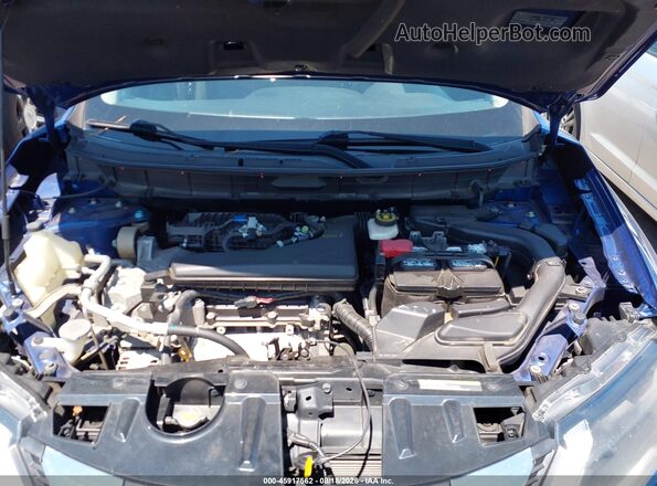 KNMAT2MV0HP530839 2017 NISSAN ROGUE Blue Rear view