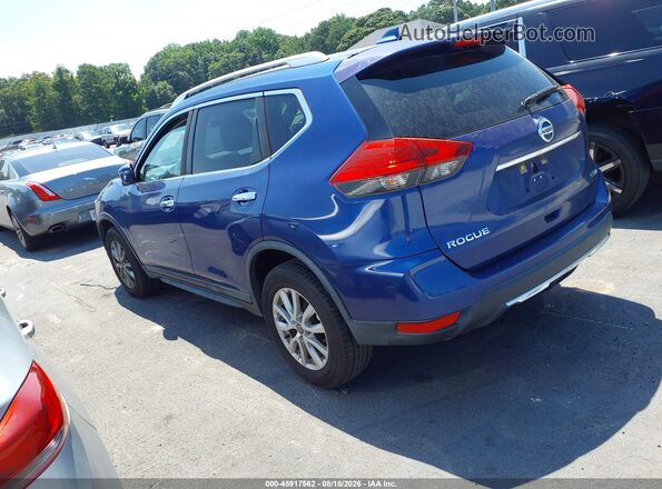 KNMAT2MV0HP530839 2017 NISSAN ROGUE Blue Rear left