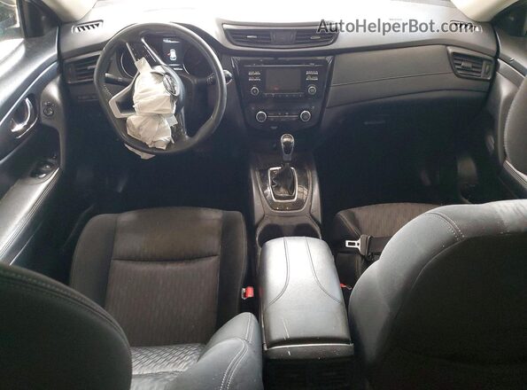 KNMAT2MV0HP532851 2017 NISSAN ROGUE Silver Widok deski rozdzielczej