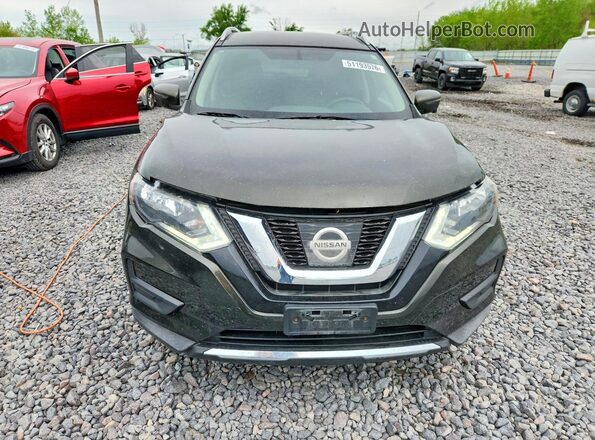 KNMAT2MV0HP573044 2017 NISSAN ROGUE Black Widok z przodu
