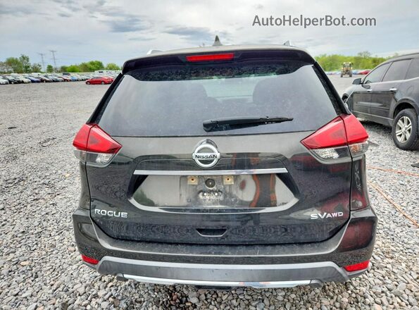 KNMAT2MV0HP573044 2017 NISSAN ROGUE Black Widok z tyłu