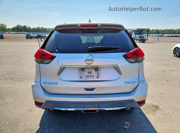 KNMAT2MV0HP587123 2017 NISSAN ROGUE Silver უკანა ხედი