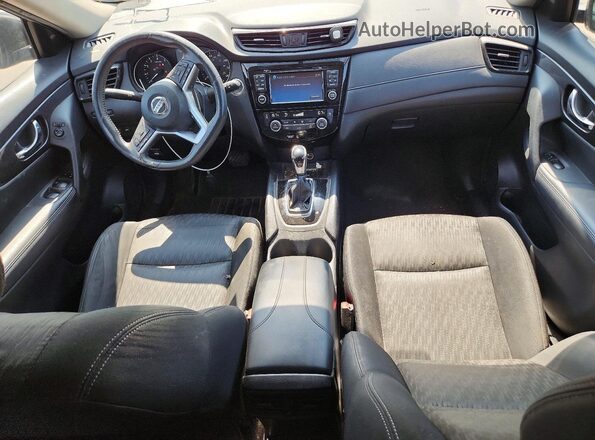 KNMAT2MV0HP587123 2017 NISSAN ROGUE Silver წინა პანელის ხედი