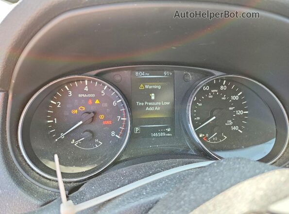 KNMAT2MV0HP587123 2017 NISSAN ROGUE Silver ხელსაწყოთა პანელის ხედი