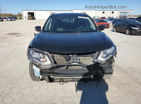 KNMAT2MV0HP606964 2017 NISSAN ROGUE Black Դիմացի տեսք