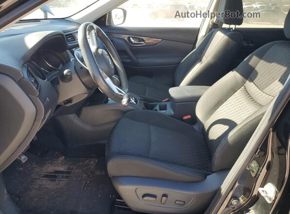 KNMAT2MV0HP606964 2017 NISSAN ROGUE Black Սալոնի դիմացի տեսք