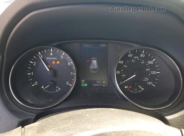 KNMAT2MV0JP526490 2018 NISSAN ROGUE Серый Вид щитка приборов