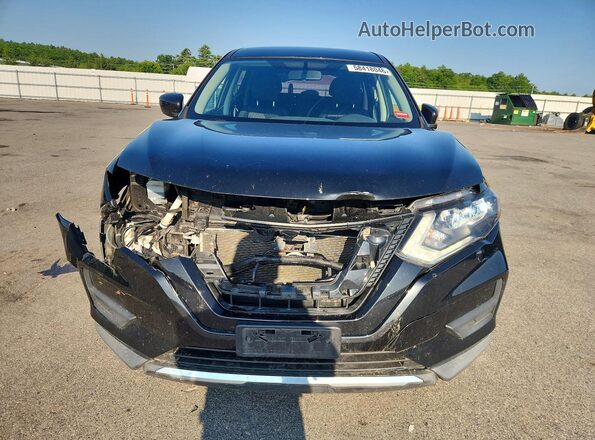 KNMAT2MV0JP537506 2018 NISSAN ROGUE Black Դիմացի տեսք