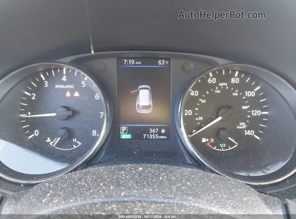 KNMAT2MV0JP545685 2018 NISSAN ROGUE Серебряный Вид задних сидений