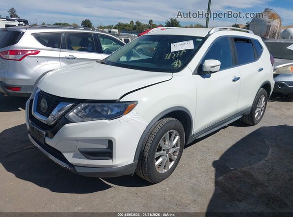 KNMAT2MV0JP560882 2018 NISSAN ROGUE White Передня ліва чверть