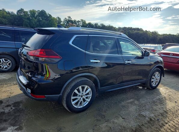 KNMAT2MV0JP614911 2018 NISSAN ROGUE Black Tył prawy