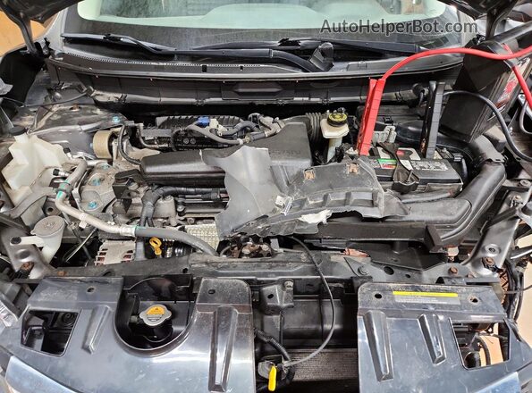 KNMAT2MV0KP515197 2019 NISSAN ROGUE Silver ძრავის განყოფილების ხედი