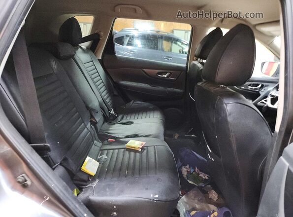 KNMAT2MV0KP515197 2019 NISSAN ROGUE Silver უკანა სალონის ხედი