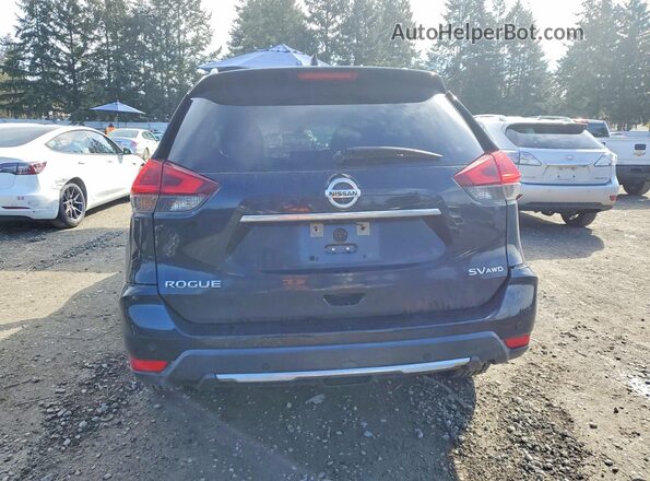 KNMAT2MV0KP519931 2019 NISSAN ROGUE Black Вид ззаду