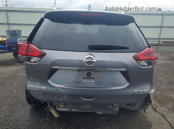 KNMAT2MV0KP549530 2019 NISSAN ROGUE Gray უკანა ხედი
