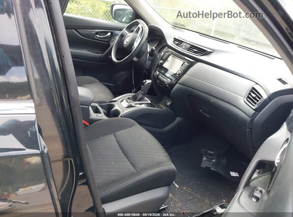 KNMAT2MV0LP500099 2020 NISSAN ROGUE Black Widok wnętrza z przodu