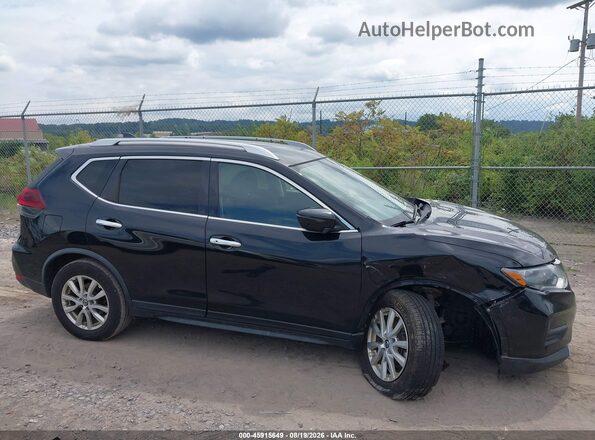 KNMAT2MV0LP500099 2020 NISSAN ROGUE Black Widok wnętrza z tyłu