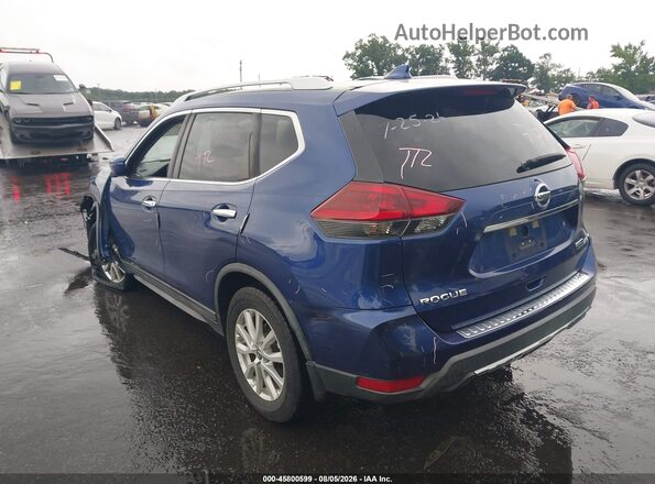 KNMAT2MV0LP512270 2020 NISSAN ROGUE Синий Задняя левая четверть