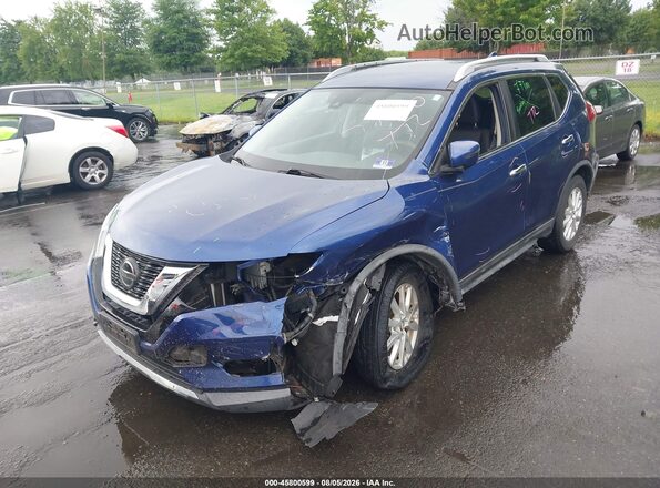 KNMAT2MV0LP512270 2020 NISSAN ROGUE Синий Передняя левая четверть