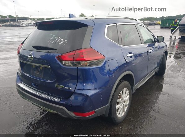 KNMAT2MV0LP512270 2020 NISSAN ROGUE Синий Задняя правая четверть