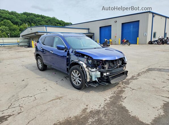 KNMAT2MV0LP543163 2020 NISSAN ROGUE Blue Передня права чверть