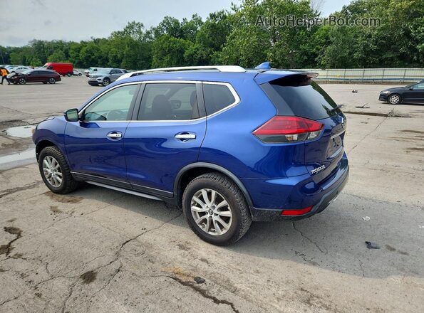 KNMAT2MV0LP543163 2020 NISSAN ROGUE Blue Задня ліва чверть