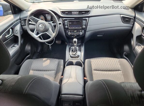 KNMAT2MV0LP543163 2020 NISSAN ROGUE Blue Вид панелі приладів