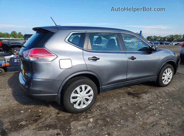 KNMAT2MV1GP612397 2016 NISSAN ROGUE Серый Задняя правая четверть