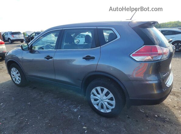 KNMAT2MV1GP612397 2016 NISSAN ROGUE Серый Задняя левая четверть