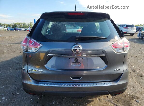 KNMAT2MV1GP612397 2016 NISSAN ROGUE Серый Вид сзади