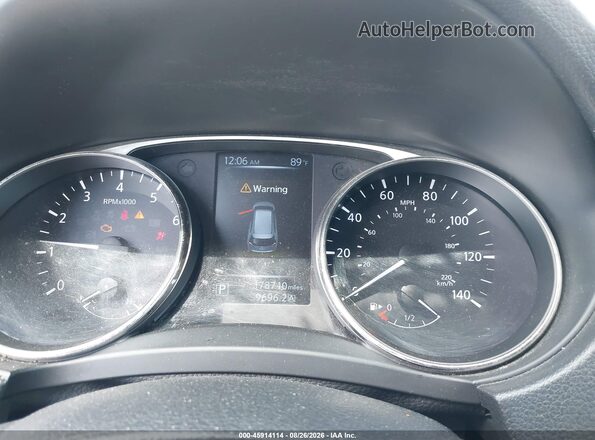 KNMAT2MV1GP637557 2016 NISSAN ROGUE Blue Հետևի նստատեղերի տեսք