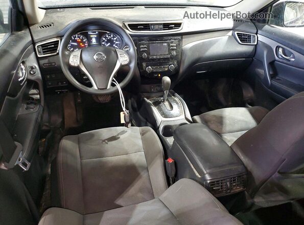 KNMAT2MV1GP653225 2016 NISSAN ROGUE Charcoal Widok deski rozdzielczej