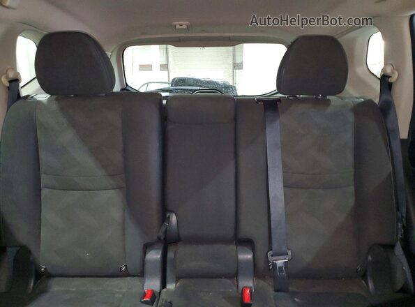 KNMAT2MV1GP653225 2016 NISSAN ROGUE Charcoal Widok tylnych siedzeń