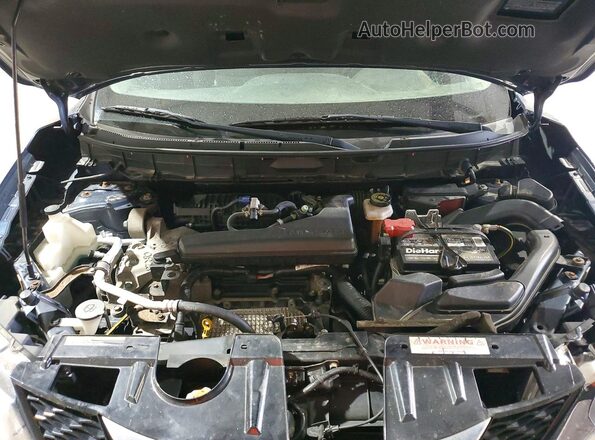 KNMAT2MV1GP653225 2016 NISSAN ROGUE Charcoal Widok komory silnika