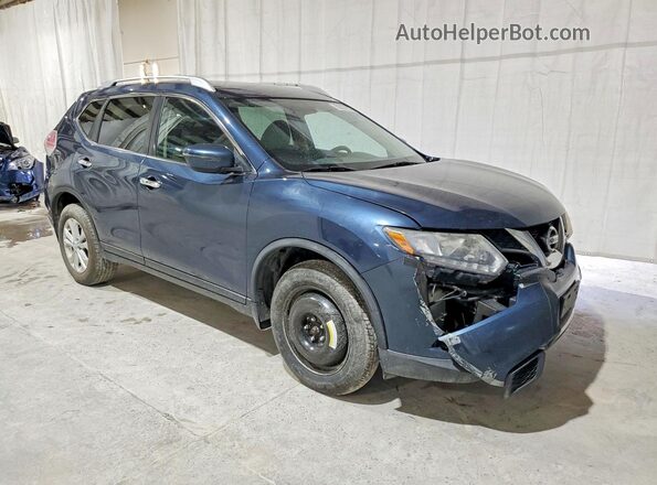KNMAT2MV1GP653225 2016 NISSAN ROGUE Charcoal Przód prawy