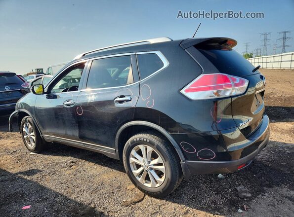 KNMAT2MV1GP666539 2016 NISSAN ROGUE Black Tył lewy