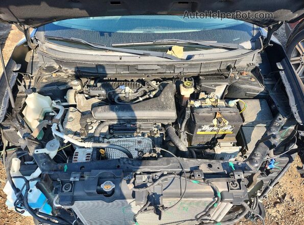 KNMAT2MV1GP666539 2016 NISSAN ROGUE Black Widok wnętrza z tyłu
