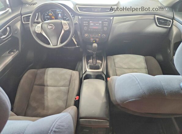 KNMAT2MV1GP669571 2016 NISSAN ROGUE Красный Вид панели приборов