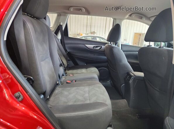 KNMAT2MV1GP669571 2016 NISSAN ROGUE Красный Вид задней части салона