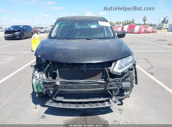 KNMAT2MV1GP686807 2016 NISSAN ROGUE Black უკანა სალონის ხედი