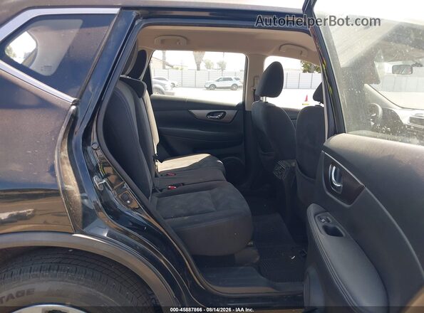 KNMAT2MV1GP686807 2016 NISSAN ROGUE Black VIN კოდის სტიკერის ხედი