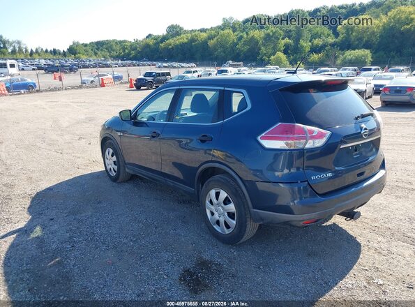 KNMAT2MV1GP696236 2016 NISSAN ROGUE Dark Blue Trasero izquierdo