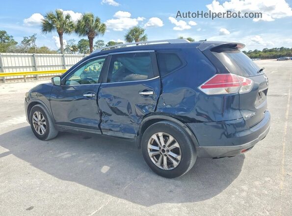 KNMAT2MV1GP700026 2016 NISSAN ROGUE Blue Tył lewy