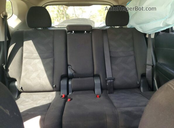 KNMAT2MV1GP700026 2016 NISSAN ROGUE Blue Widok tylnych siedzeń