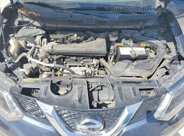 KNMAT2MV1GP700026 2016 NISSAN ROGUE Blue Widok komory silnika