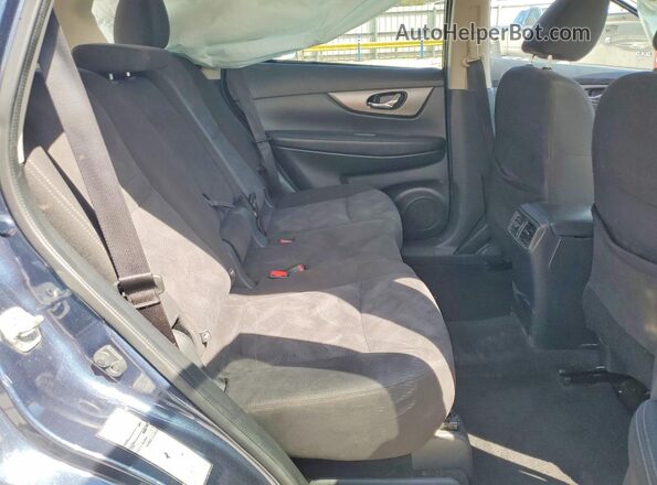 KNMAT2MV1GP700026 2016 NISSAN ROGUE Blue Widok wnętrza z tyłu